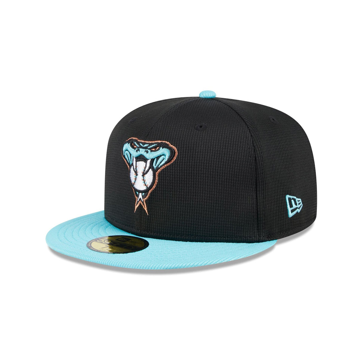 Arizona Diamondbacks 2024 Batting Practice Black and Turquoise 59FIFTY Fitted Hat - New Era - 23250341001