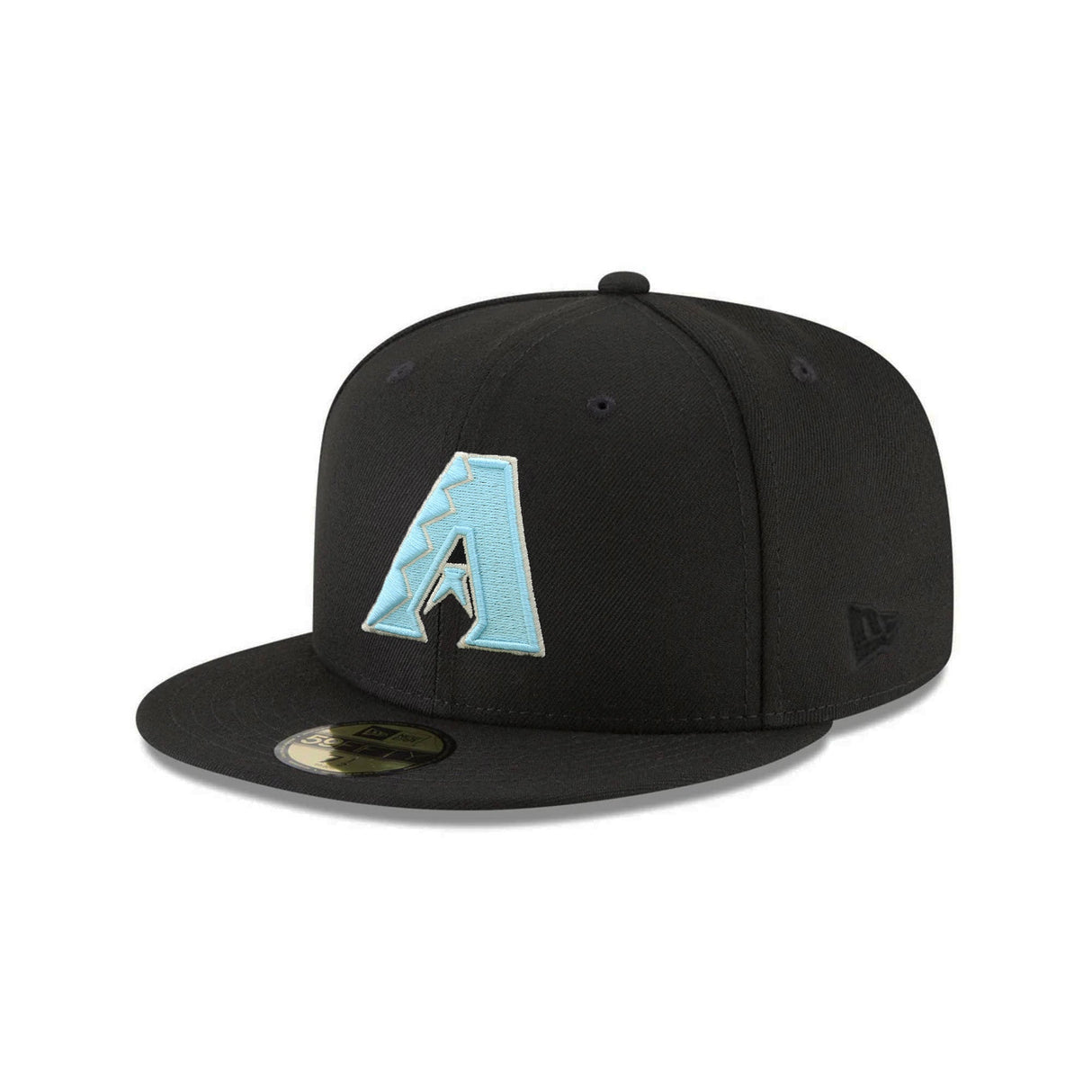 Arizona Diamondbacks Alternate Logo Black & Teal 59FIFTY Fitted Hat - New Era - 23334441001