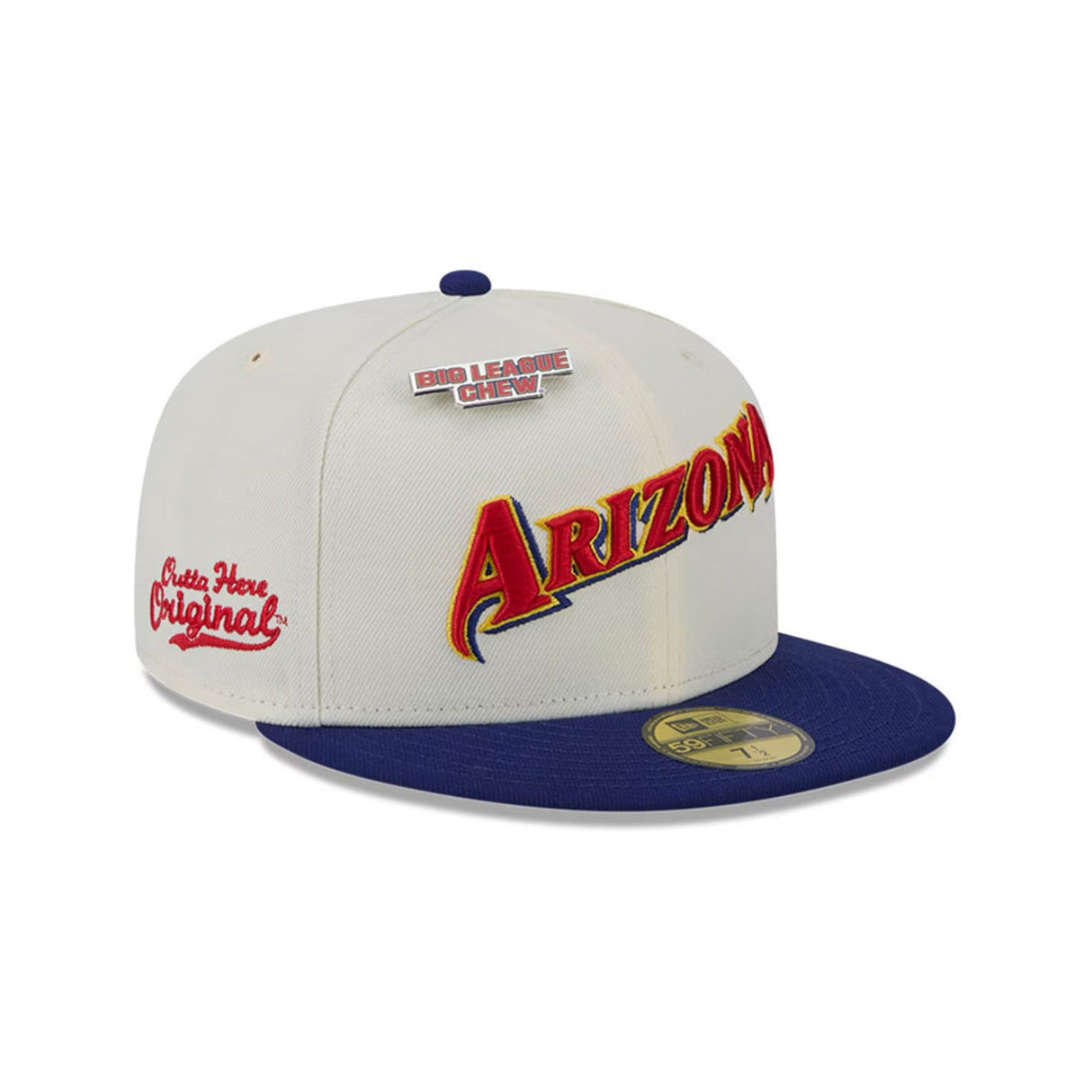 Arizona Diamondbacks Big League Chew Blue & Cream 59FIFTY Fitted Hat - New Era - 230150141001