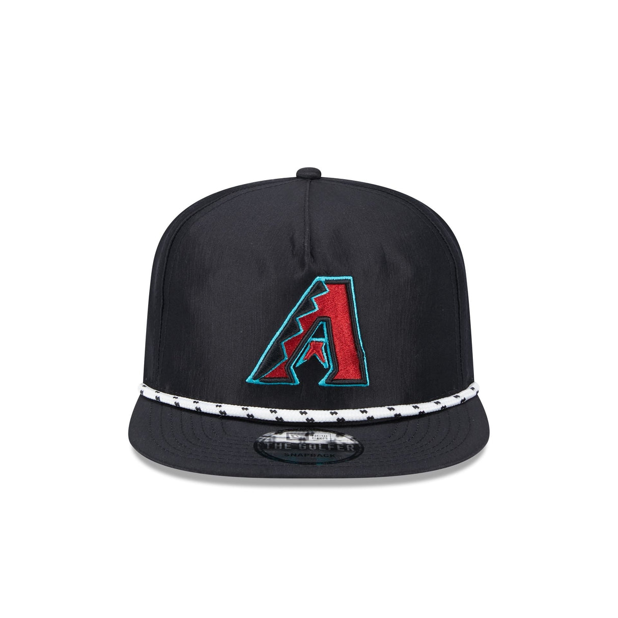 Arizona Diamondbacks Black Golfer Rope Snapback Hat - New Era - 2315124101