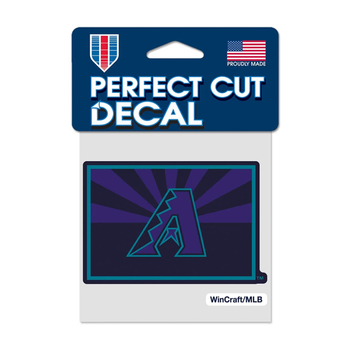 Arizona Diamondbacks City Connect 4x4 Perfect Cut Decal - Wincraft - 3271410