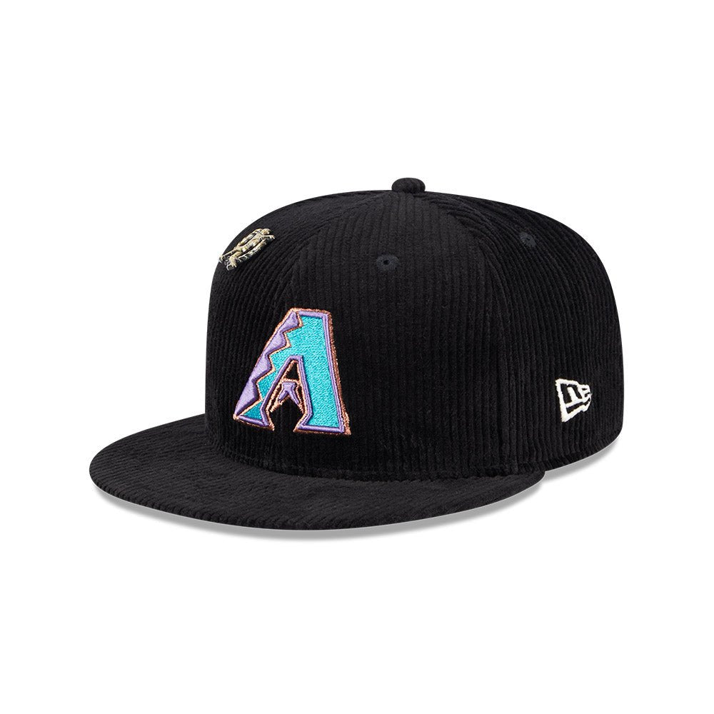 Arizona Diamondbacks Corduroy Gold Pin 59FIFTY Fitted Hat - New Era - 23336041002