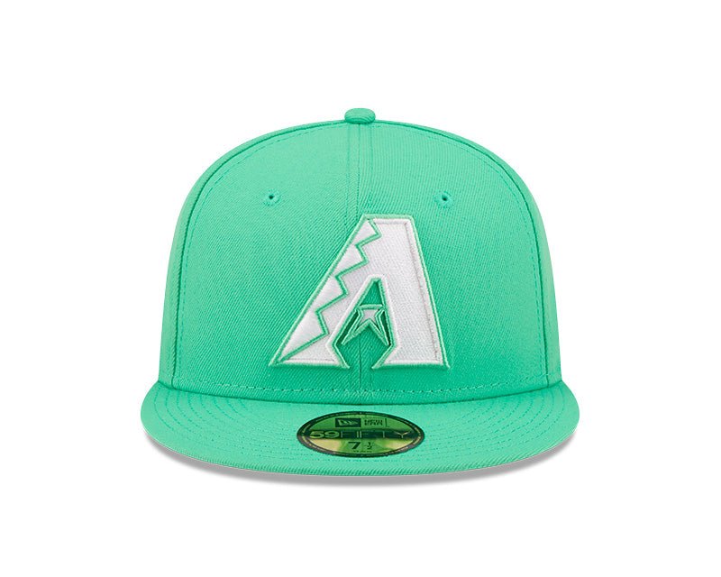 Arizona Diamondbacks Neon Green Logo 59FIFTY Fitted Hat - New Era -