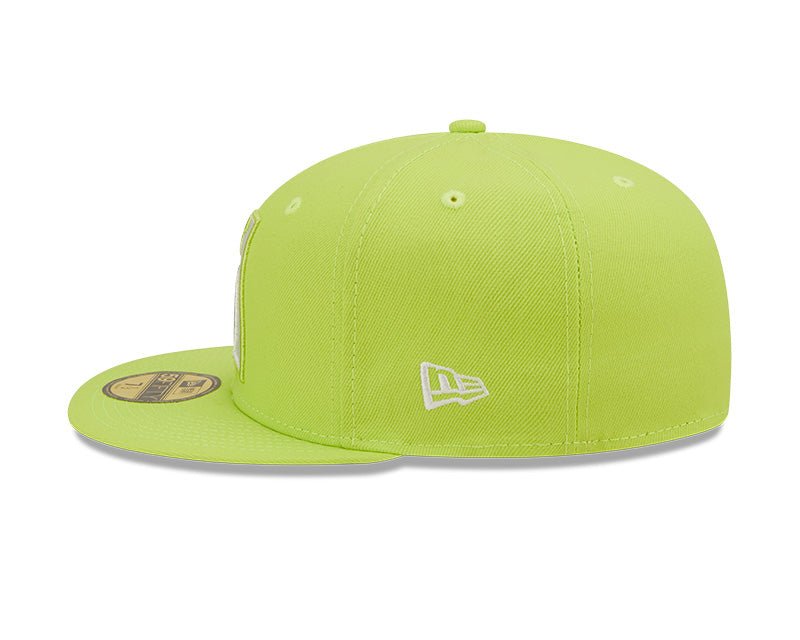 Arizona Diamondbacks Neon Lime Green Logo 59FIFTY Fitted Hat - New Era -