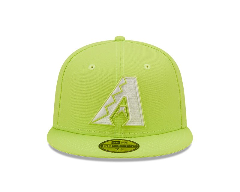 Arizona Diamondbacks Neon Lime Green Logo 59FIFTY Fitted Hat - New Era -