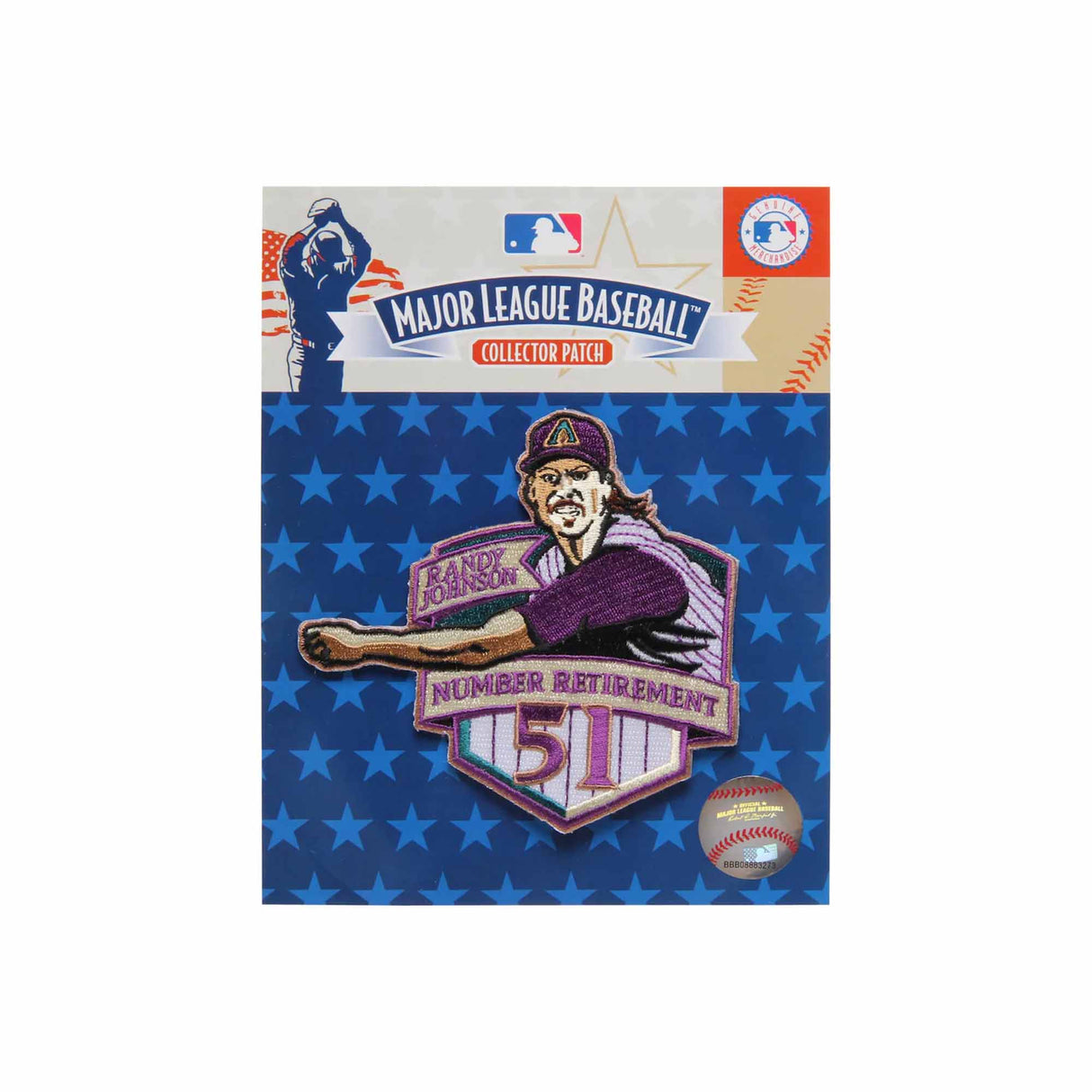 Arizona Diamondbacks Randy Johnson 51 Number Retirement Patch - The Emblem Source -