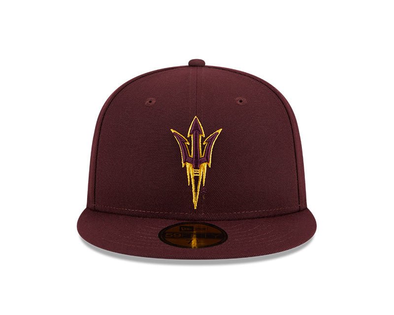 Arizona State Sun Devils Team Color Maroon 59FIFTY Fitted Hat - New Era -