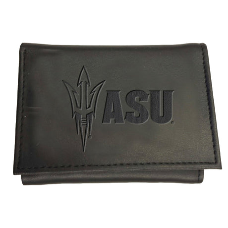 Arizona State University, Tri - Fold Wallet, Black - EG Collective - 801946308102
