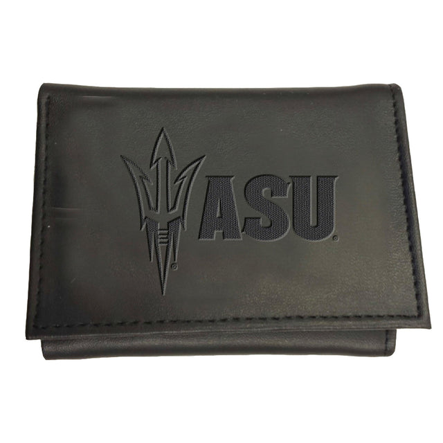 Arizona State University, Tri - Fold Wallet, Black - EG Collective - 801946308102