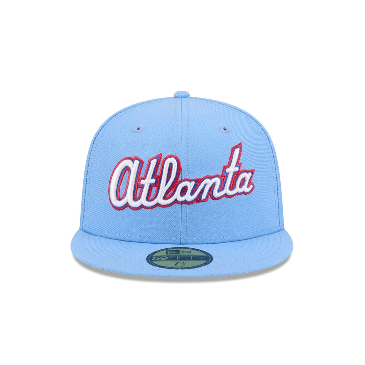 Atlanta Braves 2026 City Connect Script Logo Blue 59FIFTY Fitted Hat - New Era - 23311340501