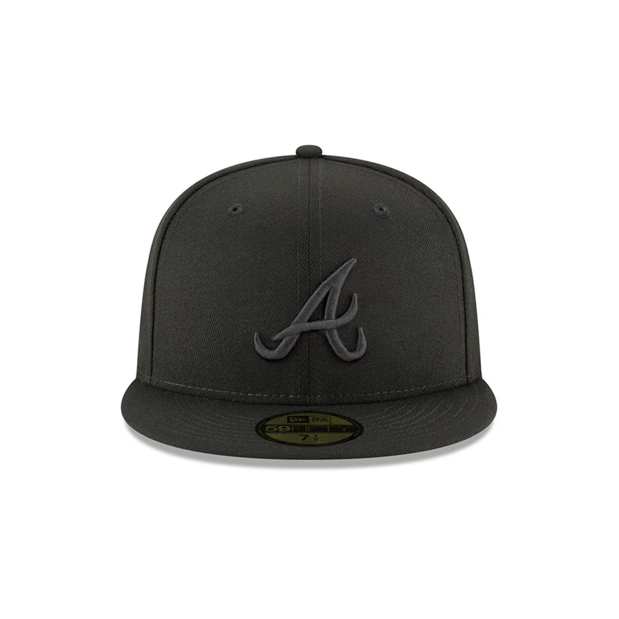 Atlanta Braves Black & Gray 59FIFTY Fitted Hat - New Era - 23863540501