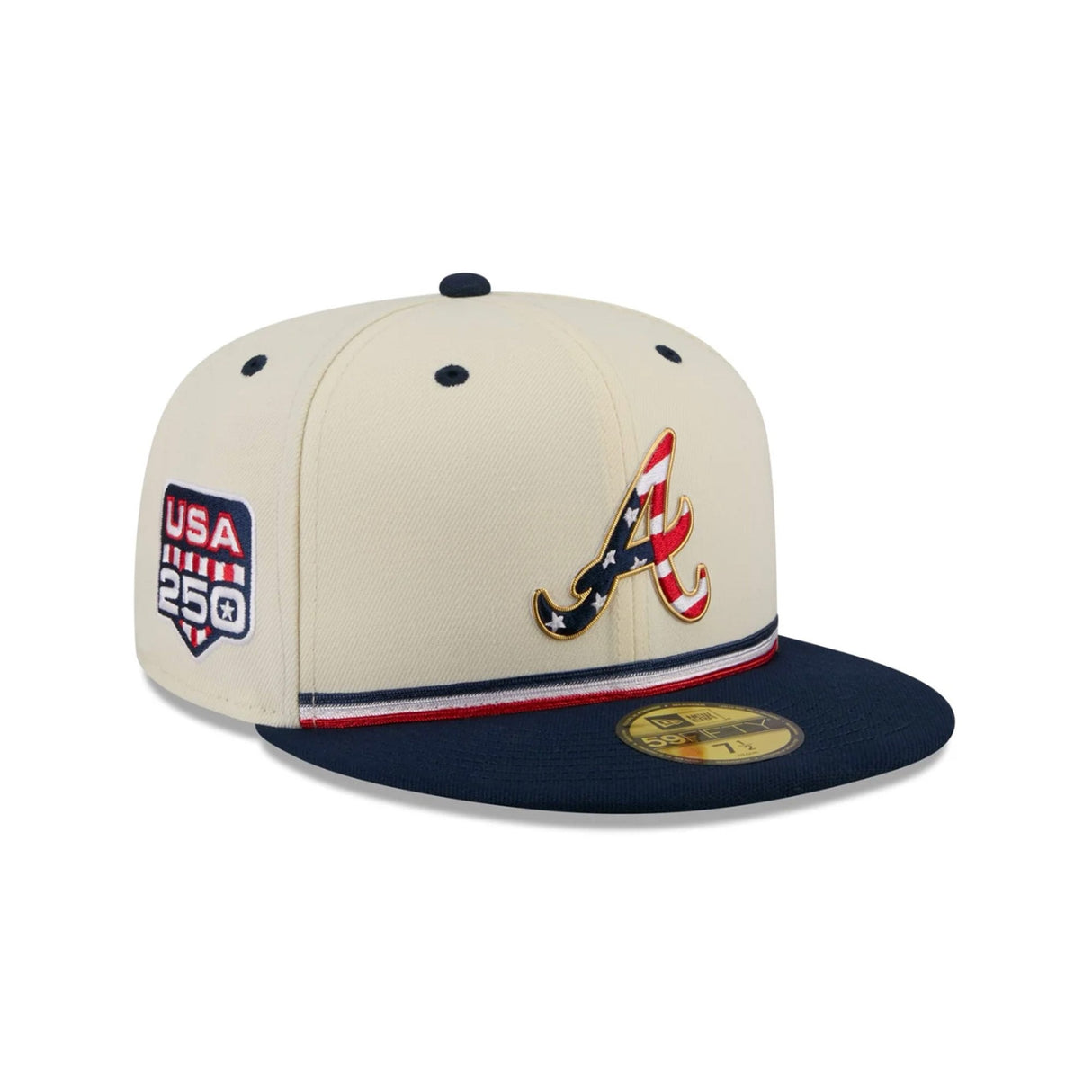 Atlanta Braves Independence Day 2026 59FIFTY Fitted Hat - New Era - 37090440501