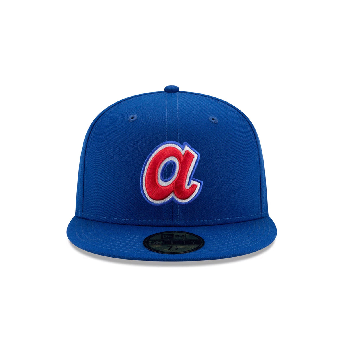 Atlanta Braves Retro Logo Evergreen Blue 59FIFTY Fitted Hat - New Era - 23480140512