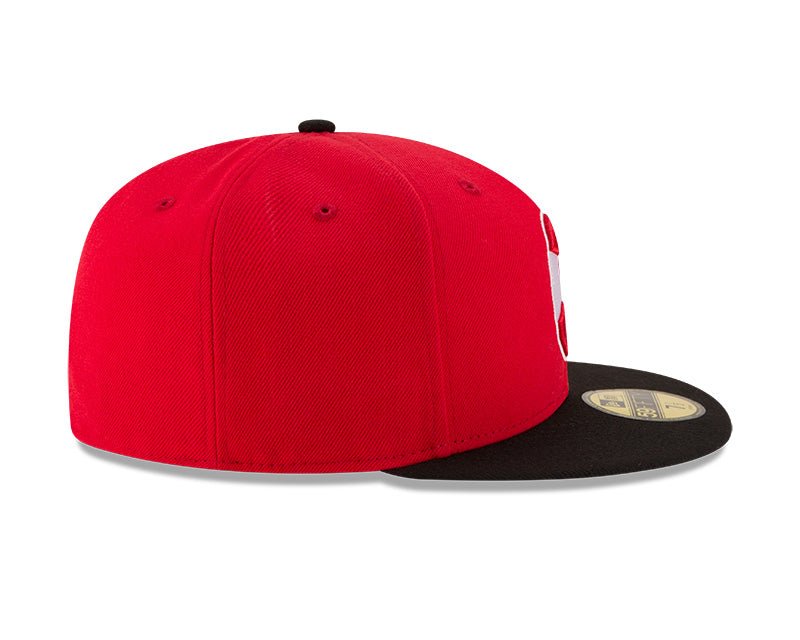Atlanta Hawks Red/Black Basic Two Tone 59FIFTY Fitted Hat - New Era -