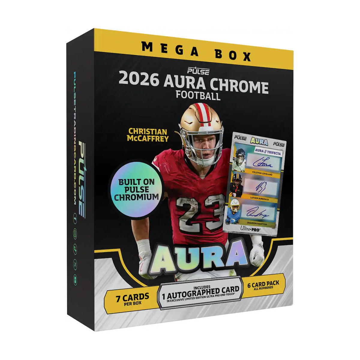 Pulse 2026 Aura Chrome Football Mega Box