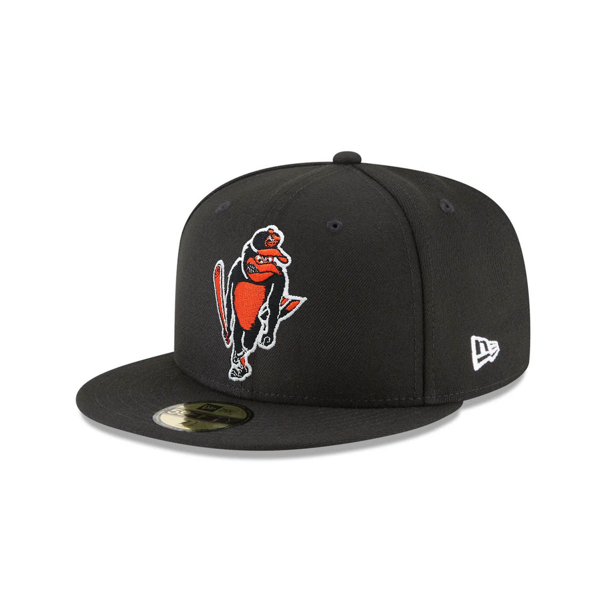 Baltimore Orioles " Angry Bird " Retro Black 59FIFTY Fitted - New Era -