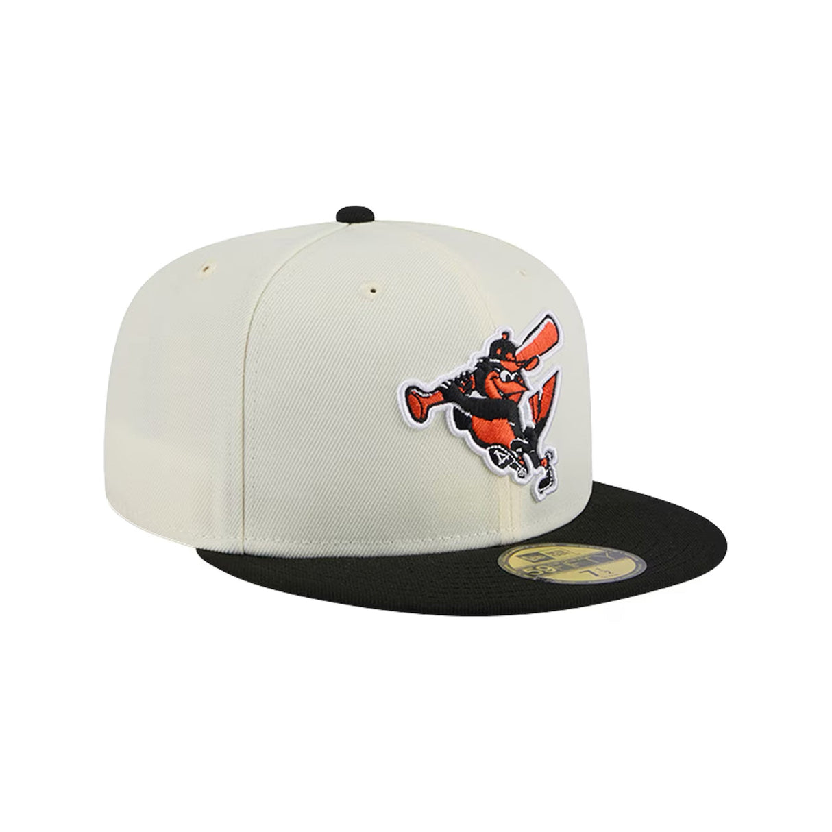 Baltimore Orioles Cooperstown Collection Chrome White 59FIFTY Fitted Hat - New Era - 23337041801