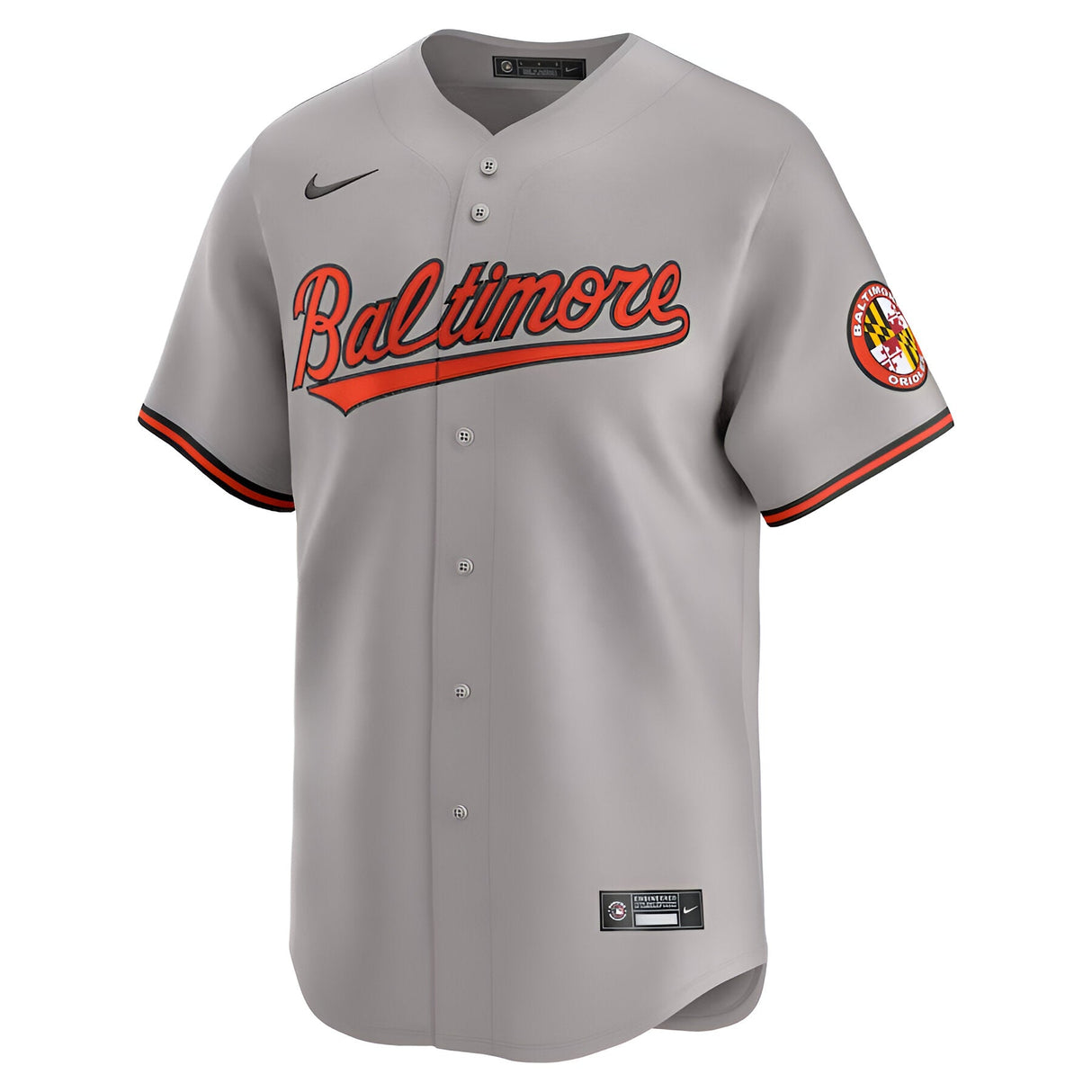 Baltimore Orioles Gray Nike Road Limited Jersey - Nike -
