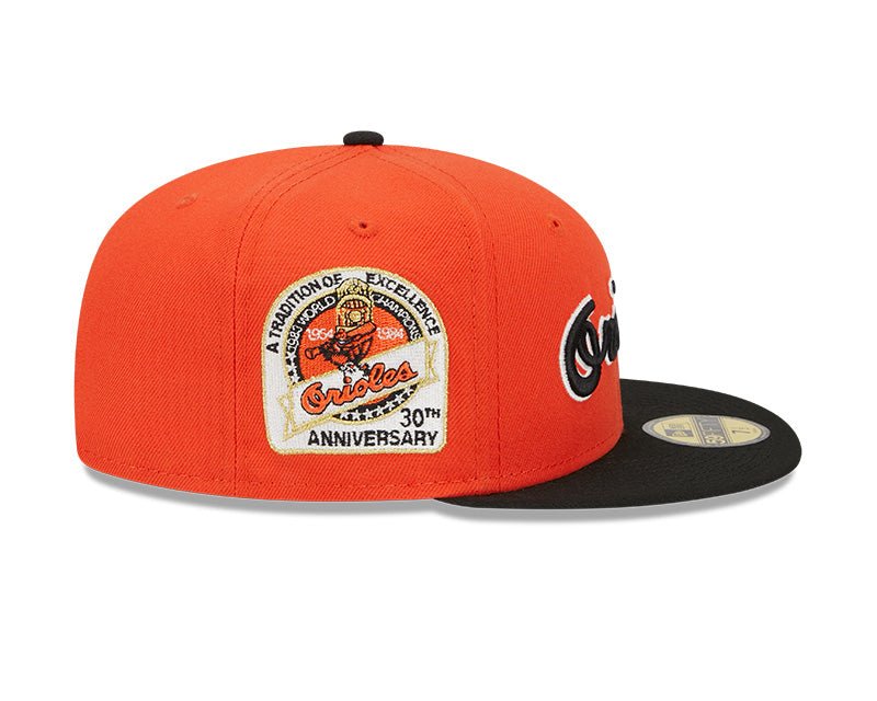 Baltimore Orioles Orange Retro Jersey Script 59FIFTY Fitted Hat - New Era -