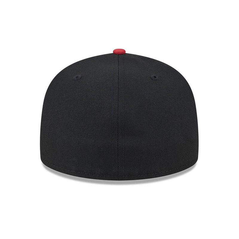 Birmingham Black Barons Black/Red Triple - B Logo 59FIFTY Fitted Hat - New Era -