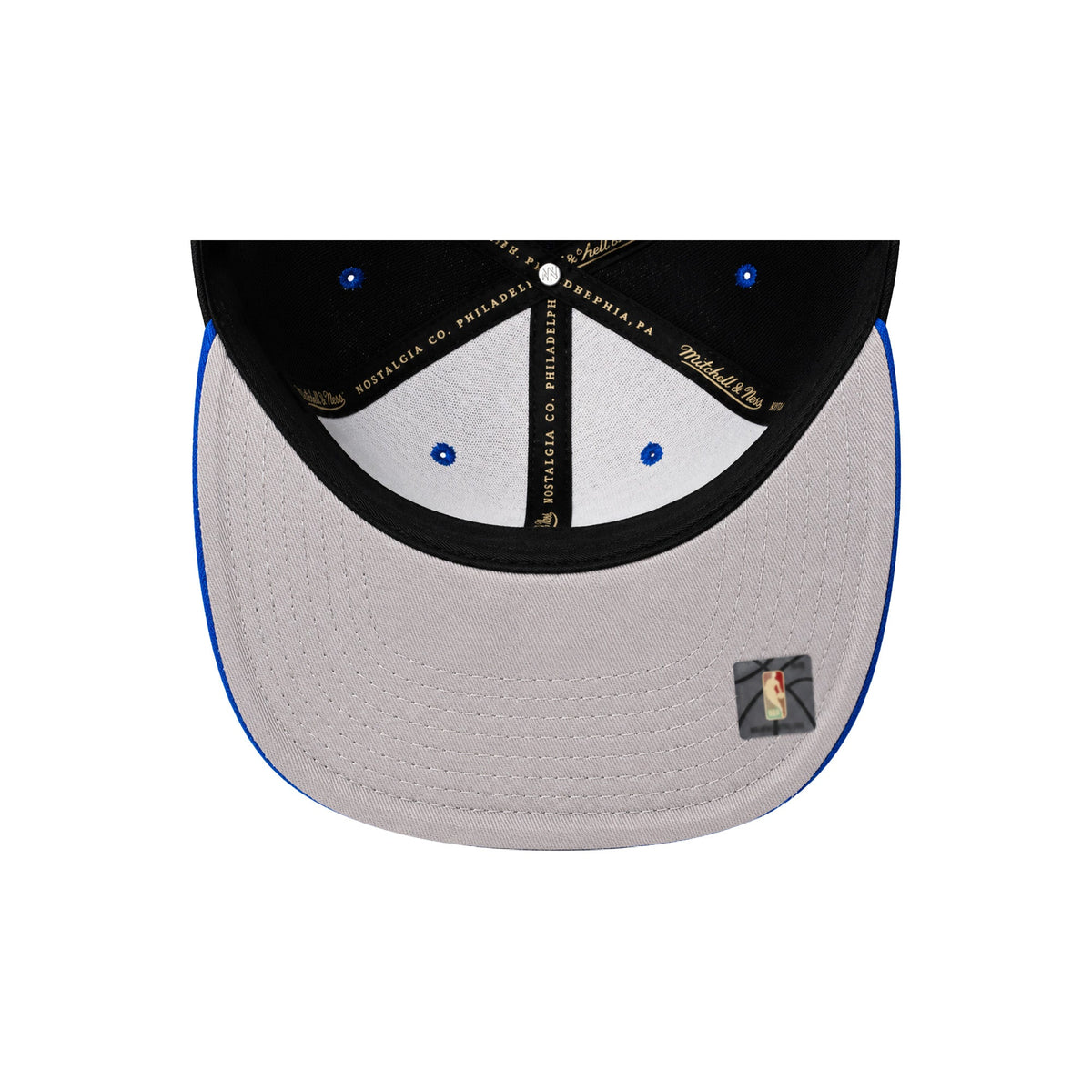 Boston Celtics Black and Blue Royality Snapback Hat - Mitchell & Ness - 31002200