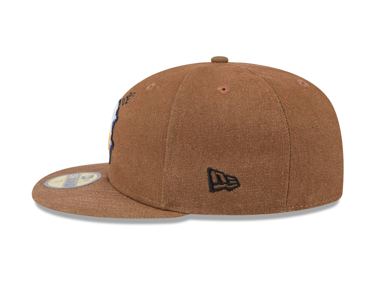 Boston Red Sox Canvas Camel 59FIFTY Fitted - New Era -