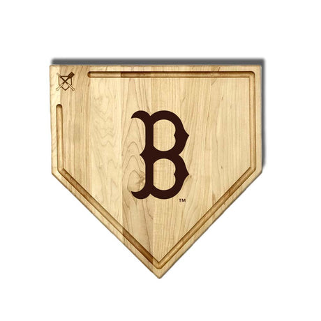 Boston Red Sox Home Plate Cutting Boards | Multiple Sizes | Multiple Designs - Baseball BBQ -