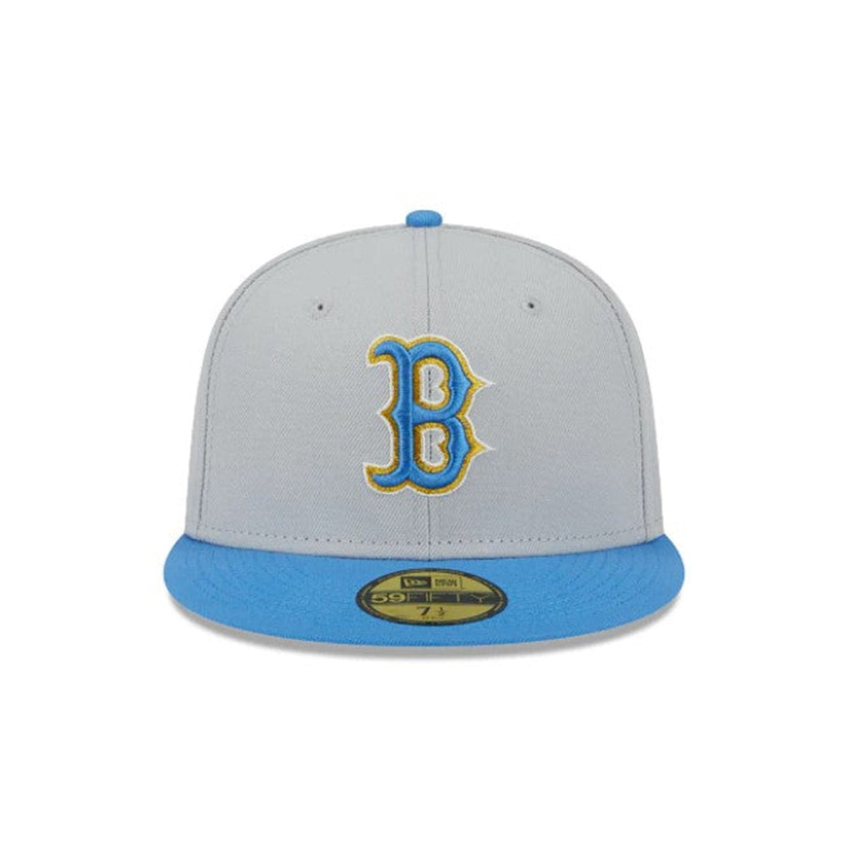 Boston Red Sox Metallic City Blue 59FIFTY Fitted Hat - New Era - 23334742301