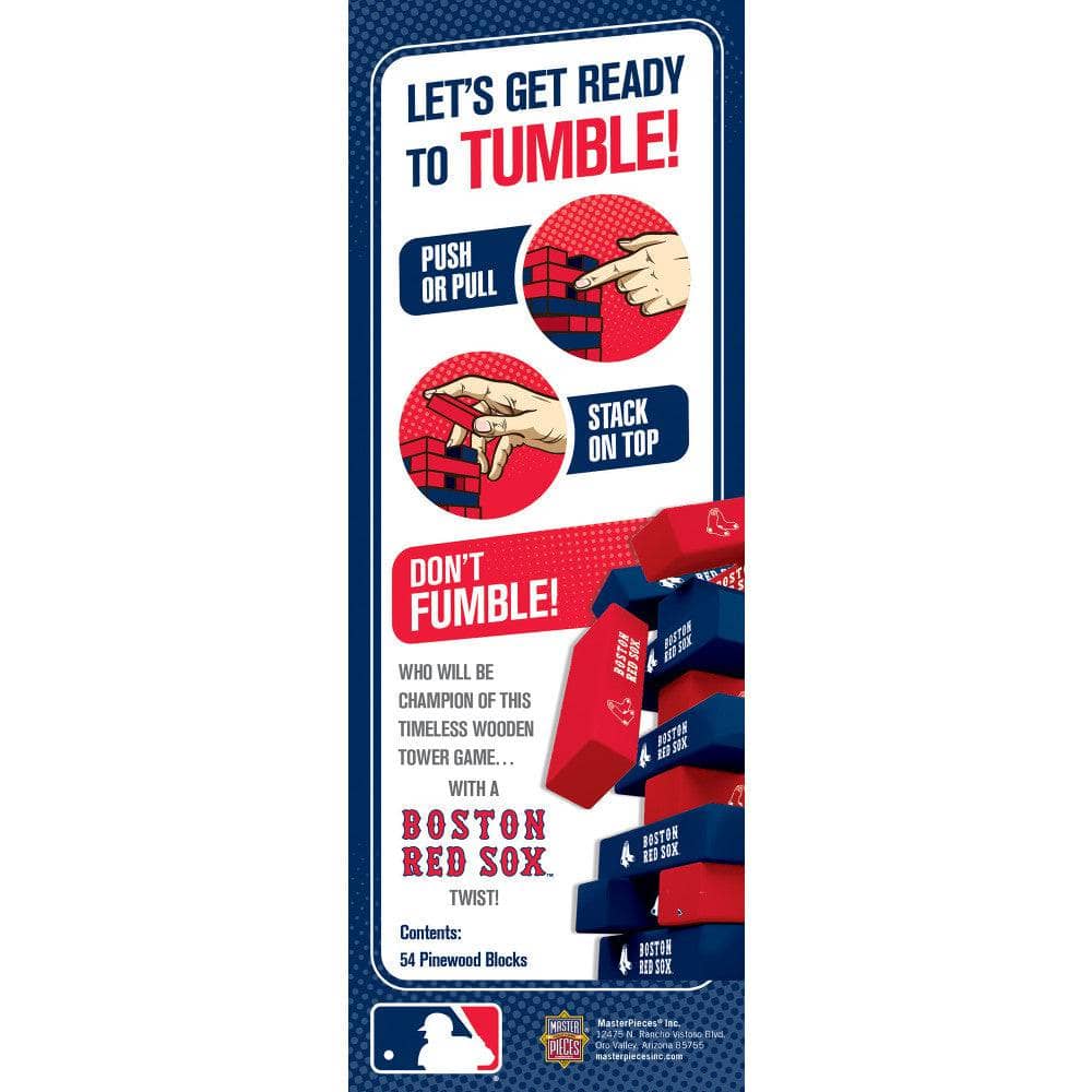 Boston Red Sox Tumble Tower - MasterPieces Puzzle Company INC - 705988017148