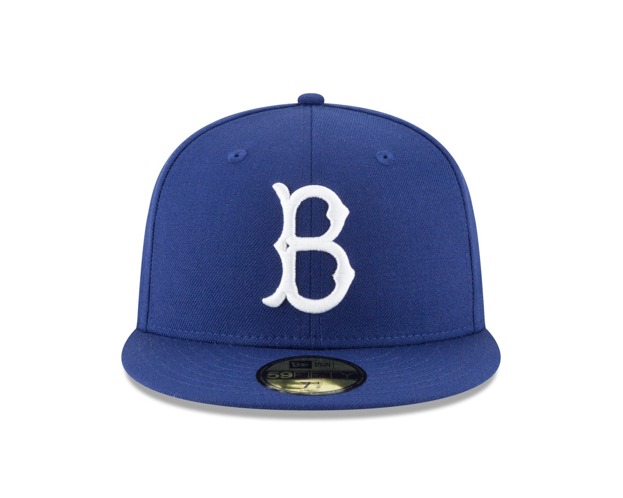Brooklyn Dodgers New Era Cooperstown Collection Wool 59FIFTY Fitted Hat - Royal - New Era -