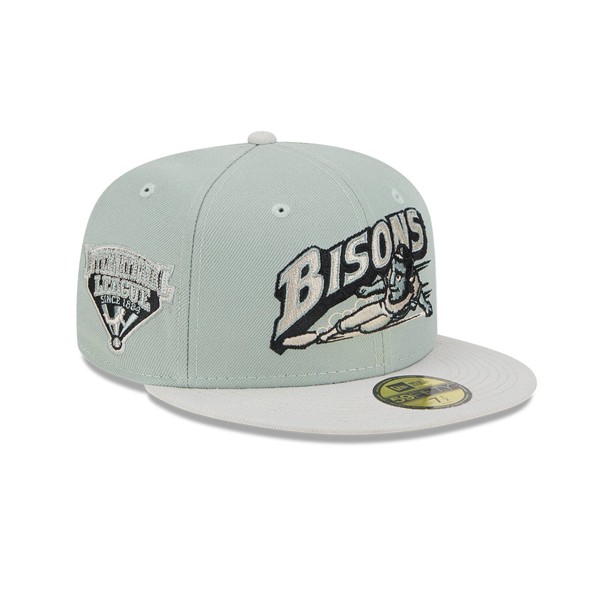 Buffalo Bisons Pistachio Green 59FIFTY Fitted Hat - New Era - 236201404102