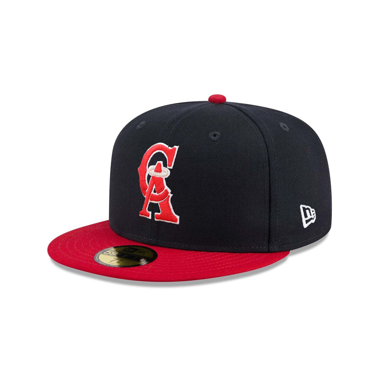 California Angels Cooperstown Collection Classic Logo Navy & Red 59FIFTY Fitted Hat - New Era - 23334440224