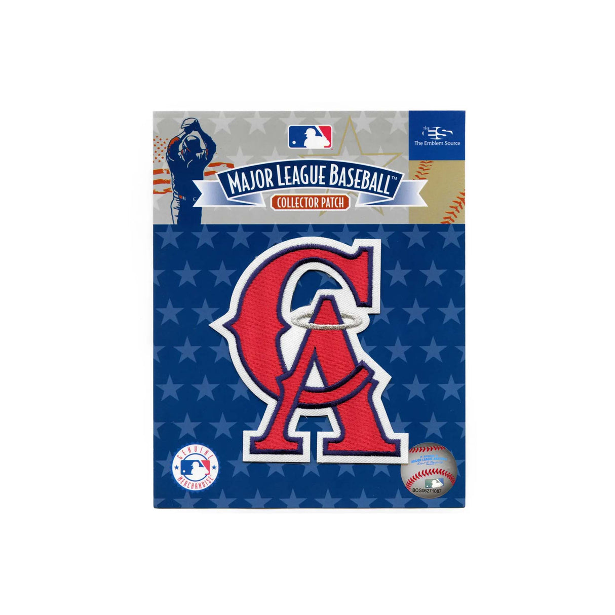 California Angels Retro CA Embroidered Collector Patch - The Emblem Source -