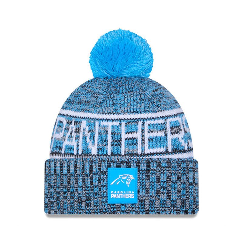 Carolina Panthers Knit Pom Beanie - New Era -
