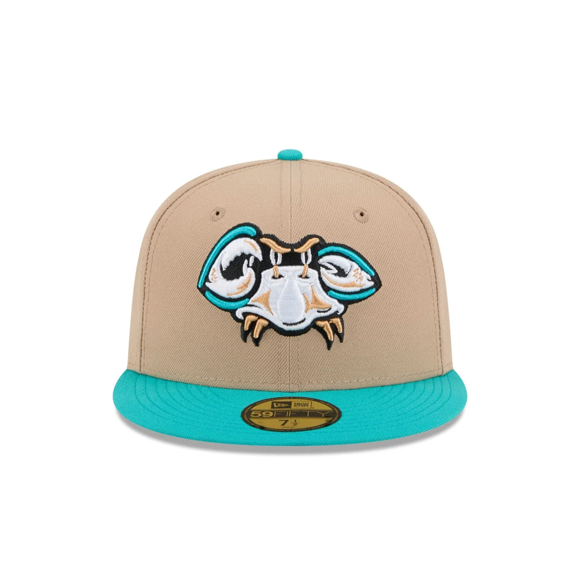 Chesapeake Baysox Copa de la Diversión Tan & Teal 59FIFTY Fitted Hat - New Era - 230404418301