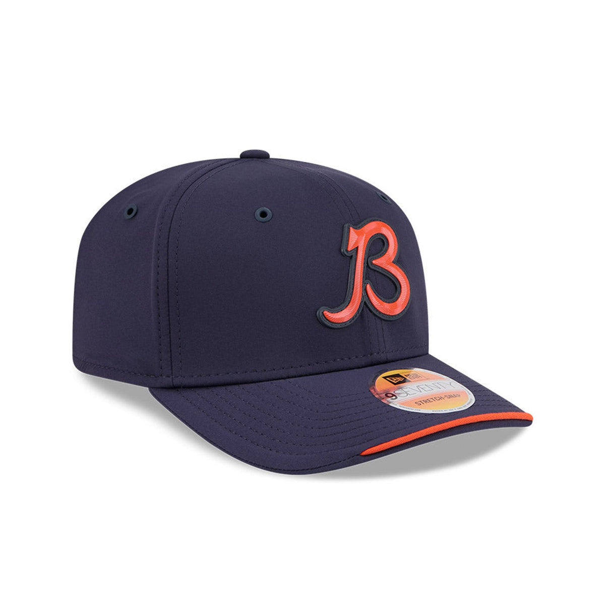 Chicago Bears 2026 Sideline B Navy 9SEVENTY Stretch-Snap Adjustable Hat - New Era - 23850510205