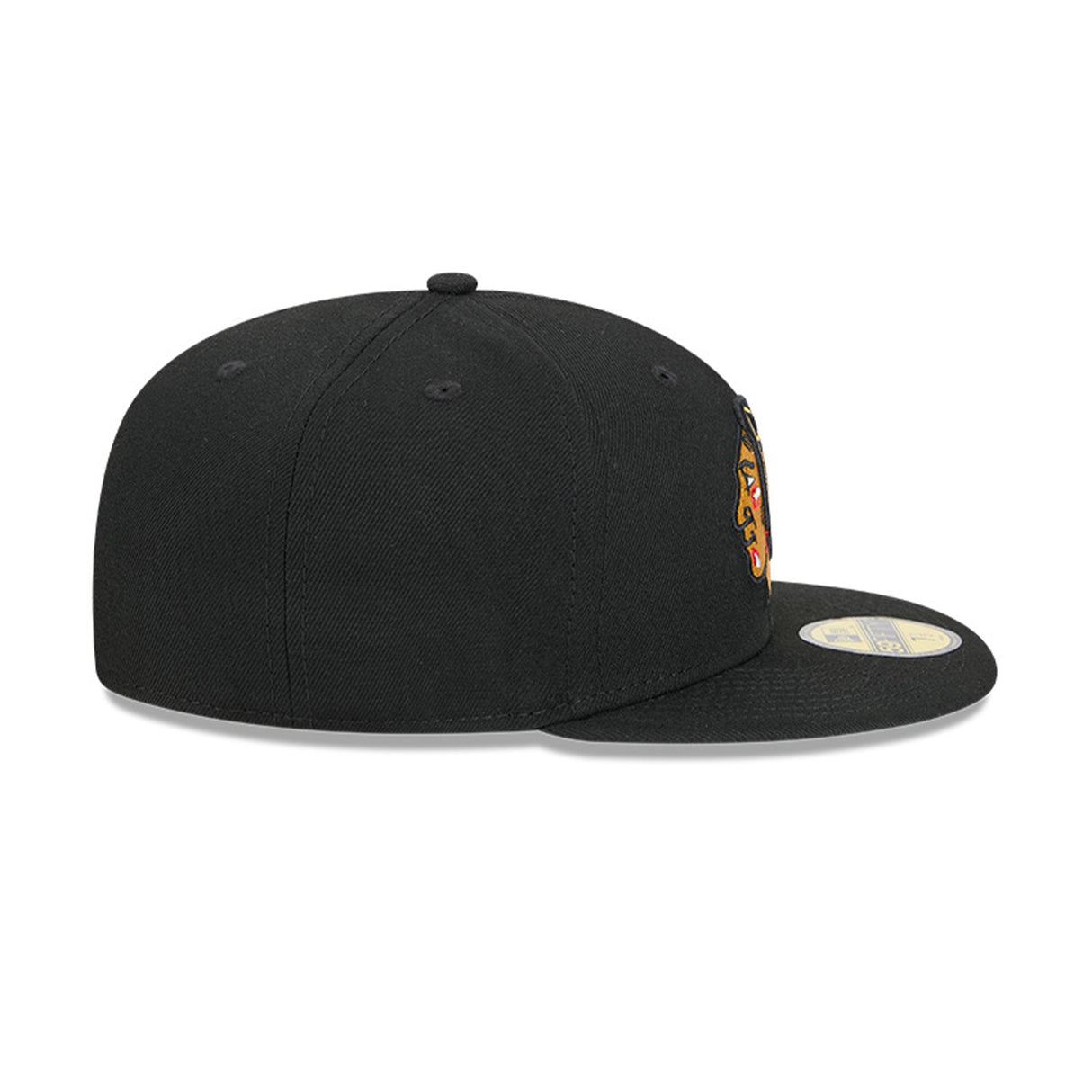 Chicago Blackhawks Team Black 59FIFTY Fitted Hat - New Era - 23500630201