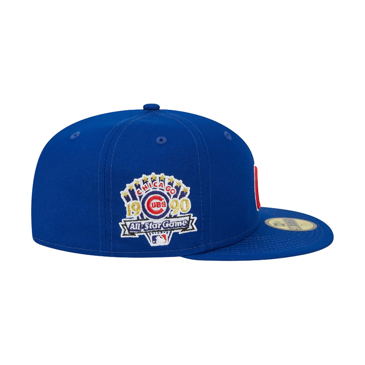Chicago Cubs 1990 All - Star Game Side Patch Blue 59FIFTY Fitted Hat - New Era - 23770340801