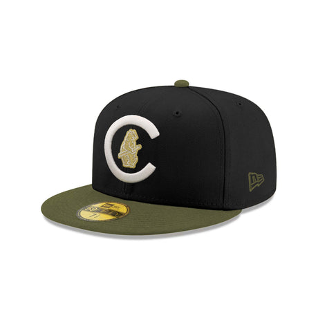Chicago Cubs Field Inverse "Issue Black & Olive" 59FIFTY Fitted Hat - New Era -