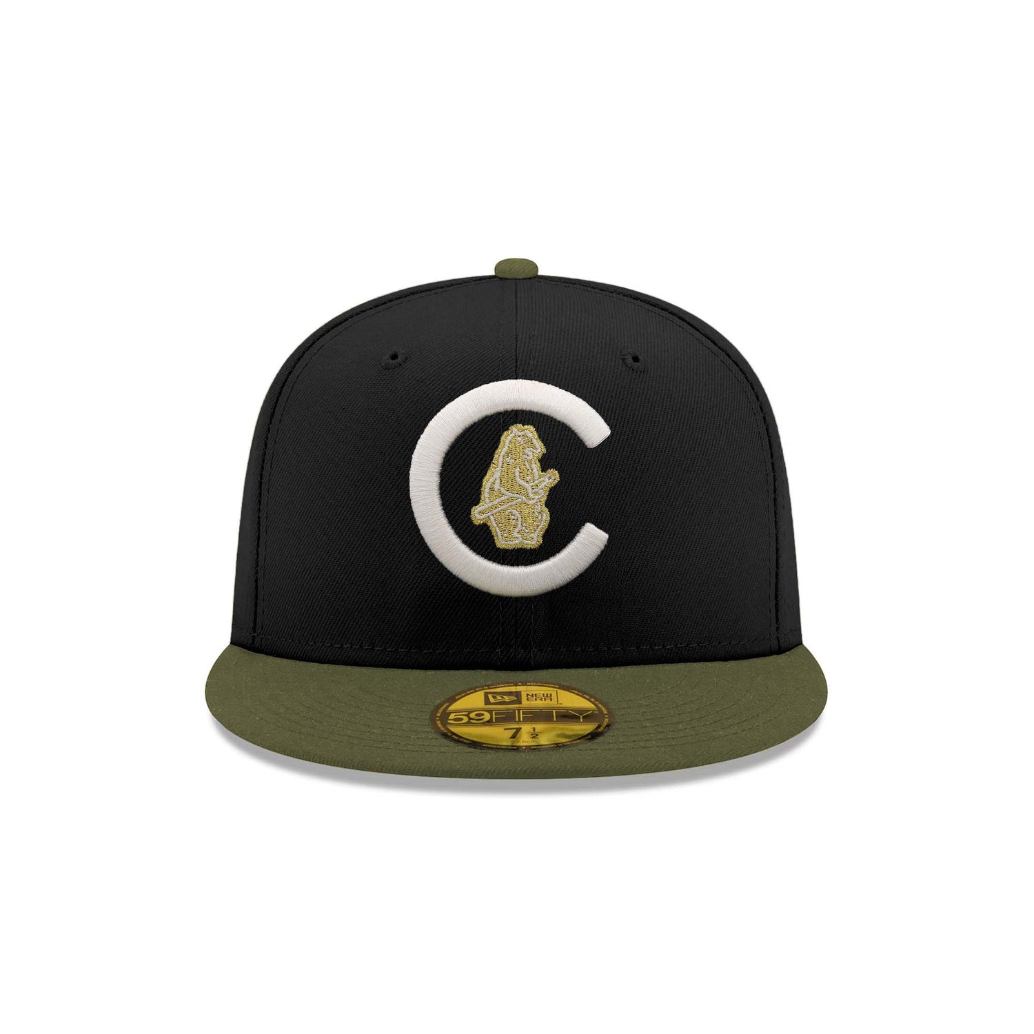 Chicago Cubs Field Inverse "Issue Black & Olive" 59FIFTY Fitted Hat - New Era -