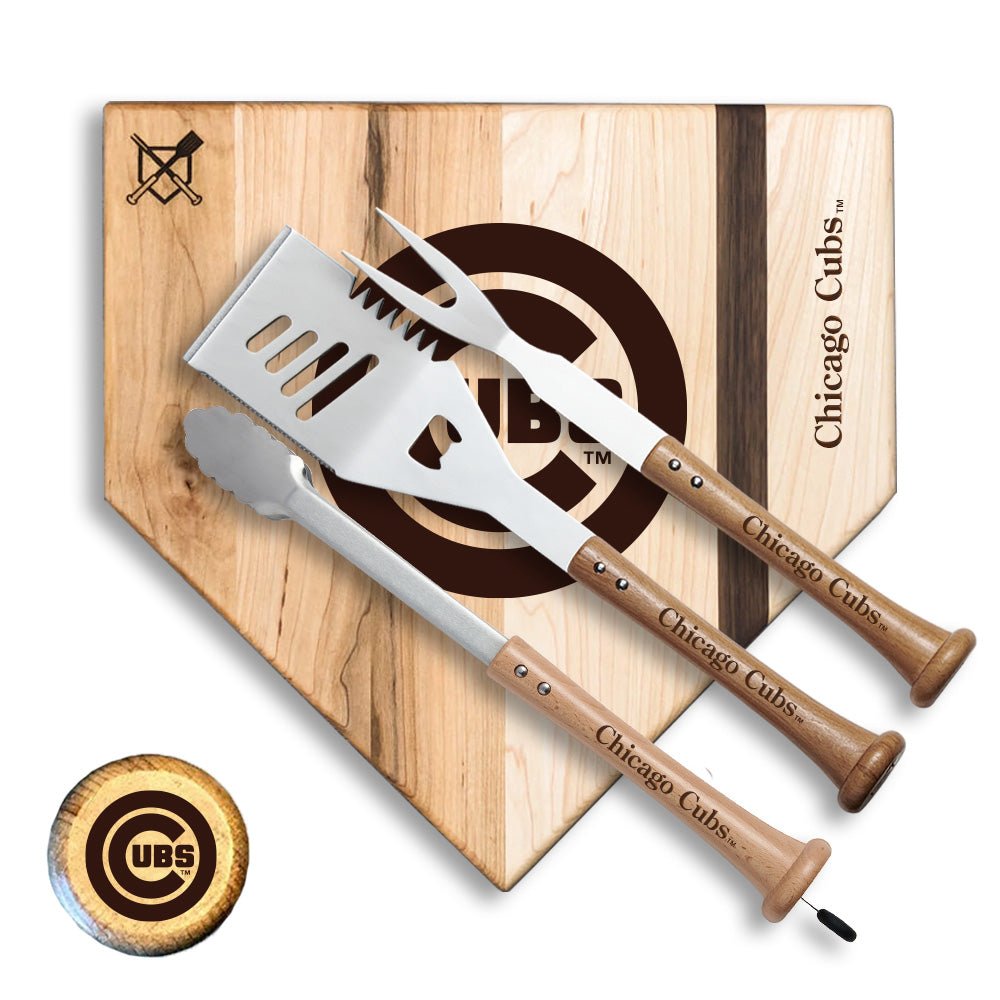 Chicago Cubs "Silver Slugger" Combo Set - Baseball BBQ -