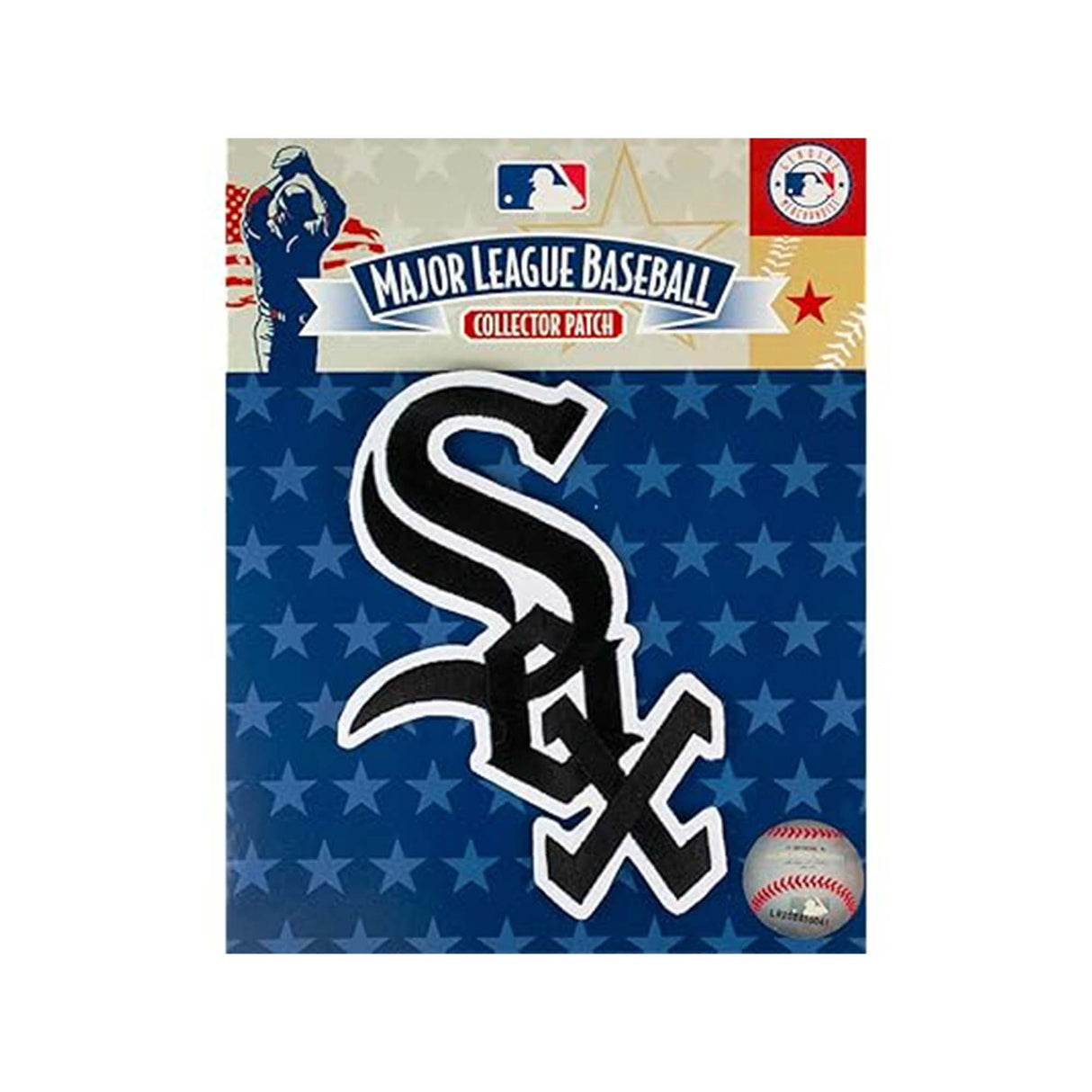 Chicago White Sox Black & White Logo Embroidered Collector Patch - The Emblem Source -