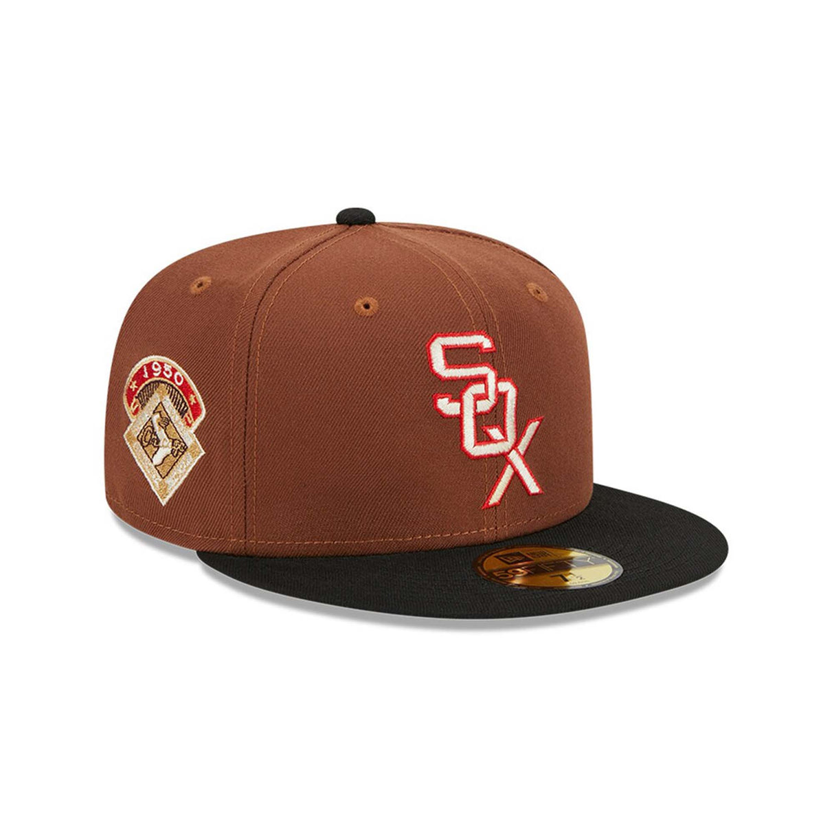 Chicago White Sox New Era Brown Harvest 1950 MLB All - Star Game 59FIFTY Fitted Hat - New Era -