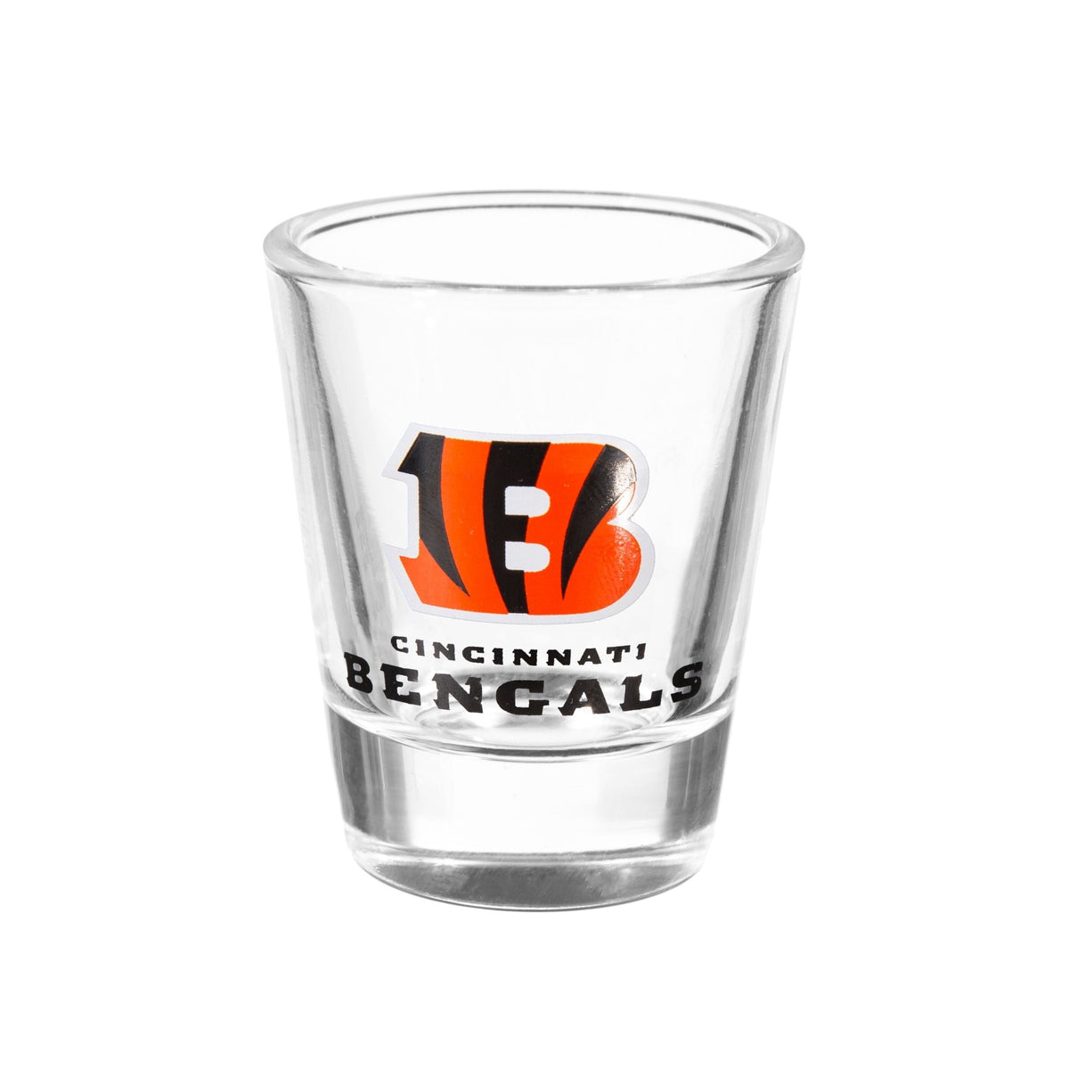 Cincinnati Bengals 4-Piece Ceramic and Glass 2oz. Shot Glass Set - EG Collective - 801946180067
