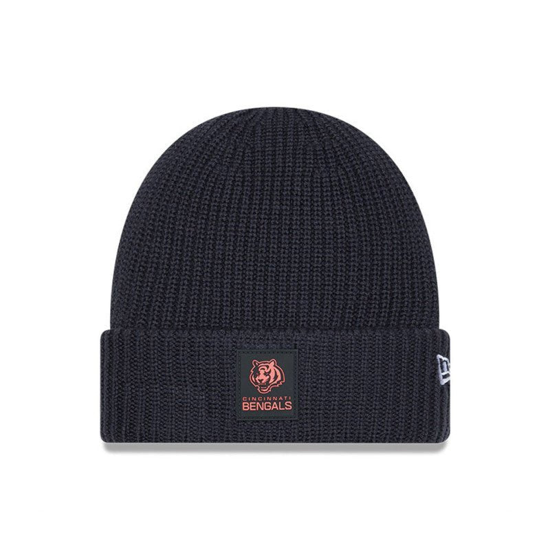 Cincinnati Bengals Navy Cuffed Knit Beanie - New Era -