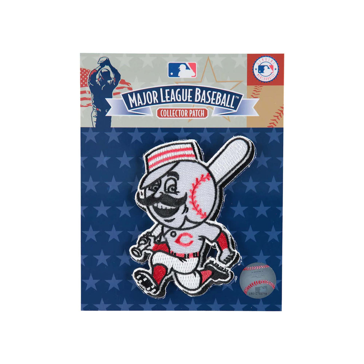Cincinnati Reds Mascot Embroidered Patch - The Emblem Source -