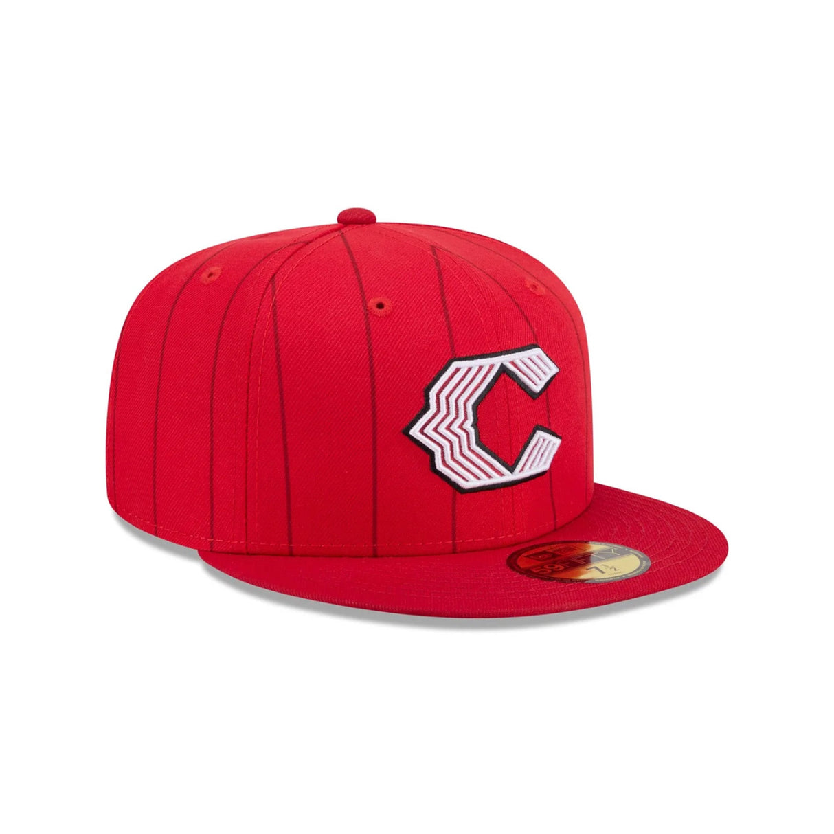 Cincinnati Reds Pinstripe Red 59FIFTY Fitted Hat - New Era - 23311142401