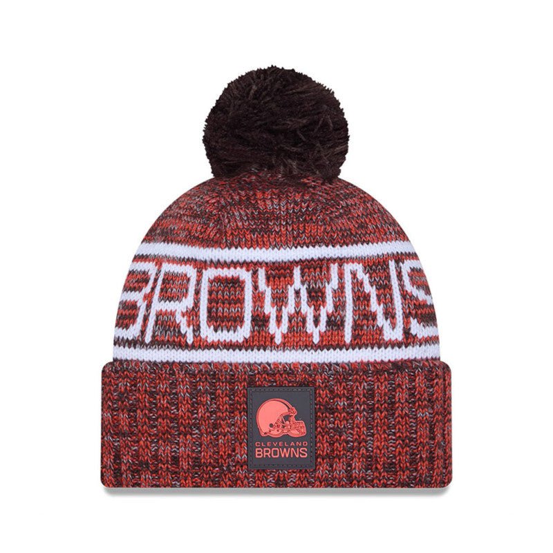 Cleveland Browns Knit Pom Beanie - New Era -