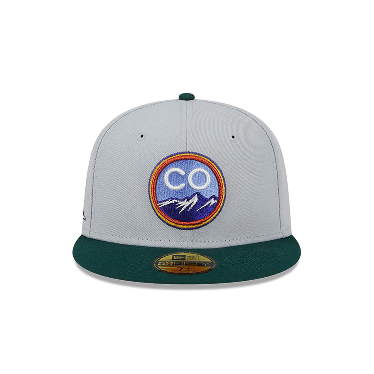 Colorado Rockies Metallic City Gray 59FIFTY Fitted Hat - New Era - 23334742501