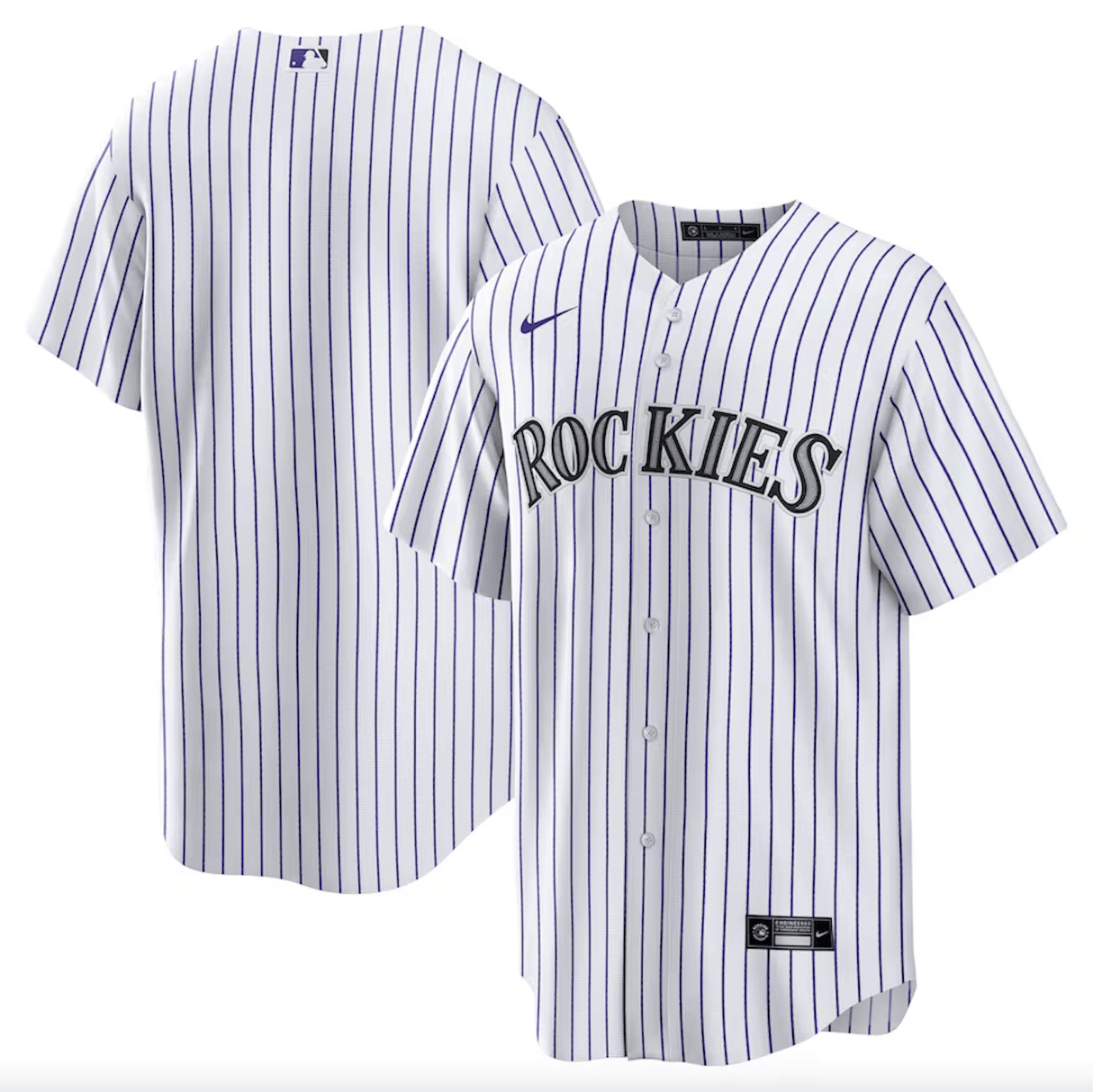 Colorado Rockies Nike White Home Team Jersey - Nike -